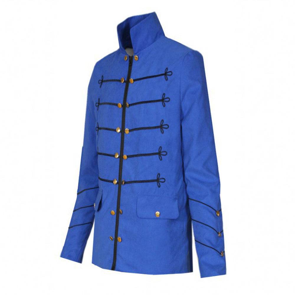 Men's Medieval Vintage Embroidered Button Jacket Outfits Carnival - Ecosfun