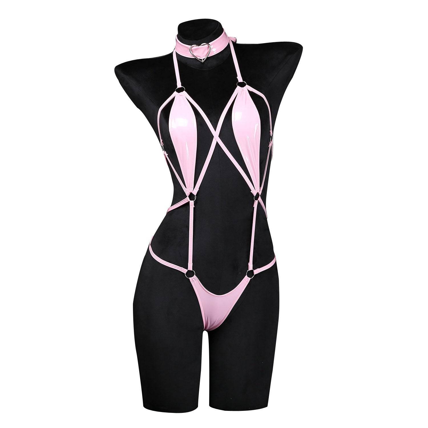 Sukumizu One-Piece Tie-Up Suit Costume - Ecosfun