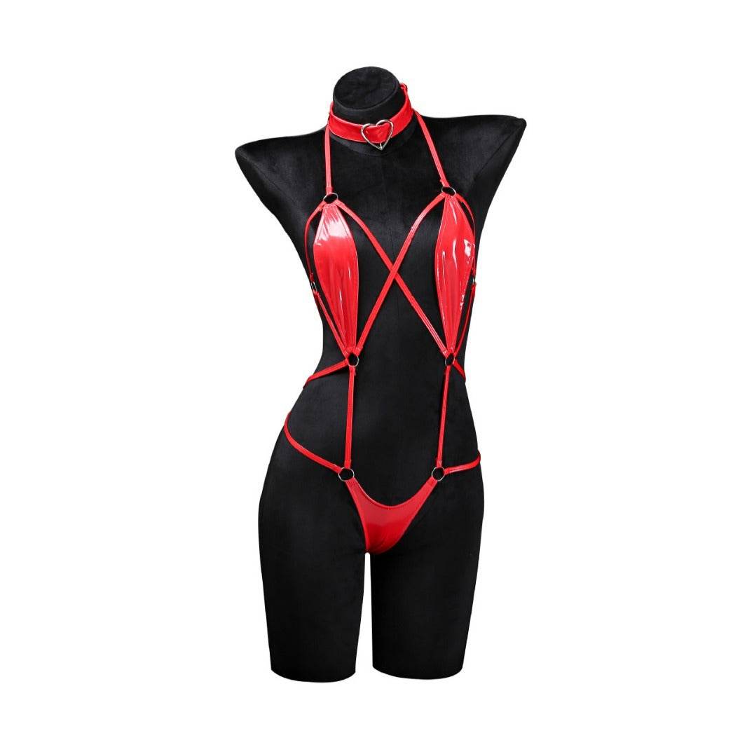 Sukumizu One-Piece Tie-Up Suit Costume - Ecosfun