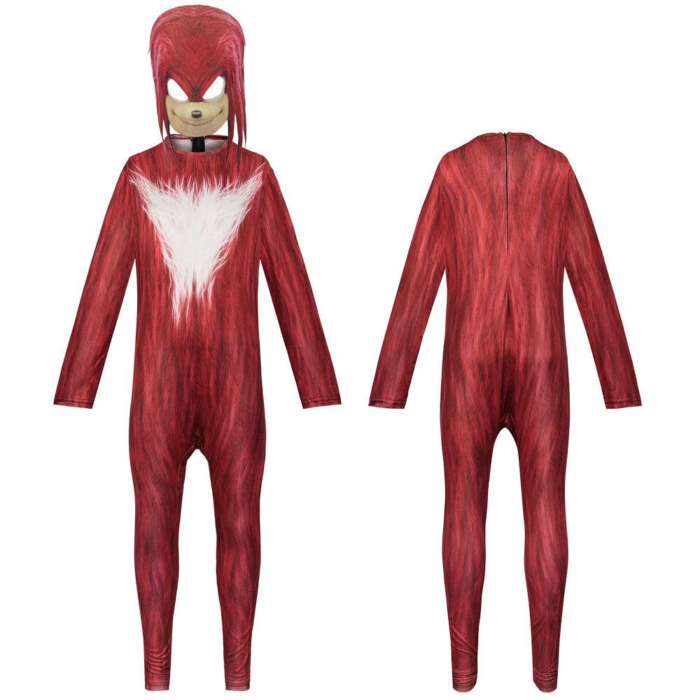 Sonic the Hedgehog Cosplay Costume Jumpsuit Kids Party Carnival - Ecosfun