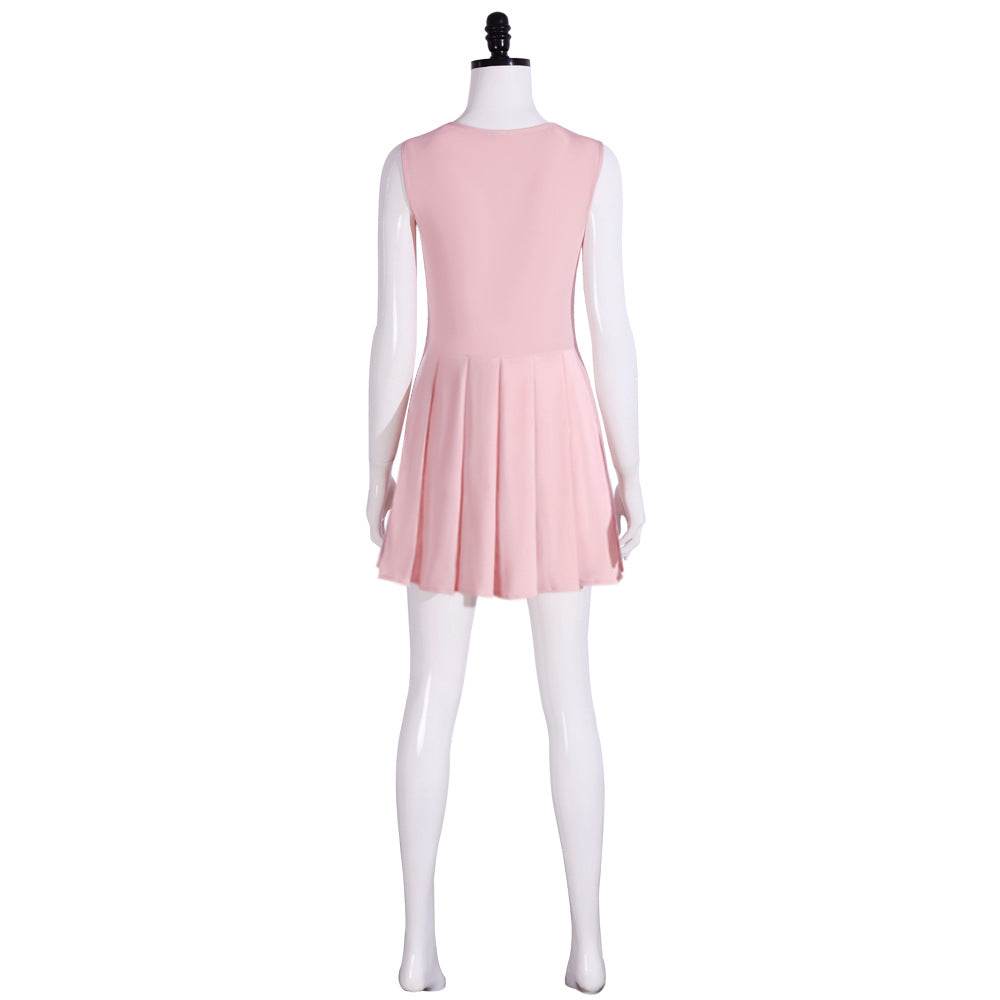 Wicked Glinda Pink Women Short Dress Outfit Carnival Cosplay Costume - Ecosfun