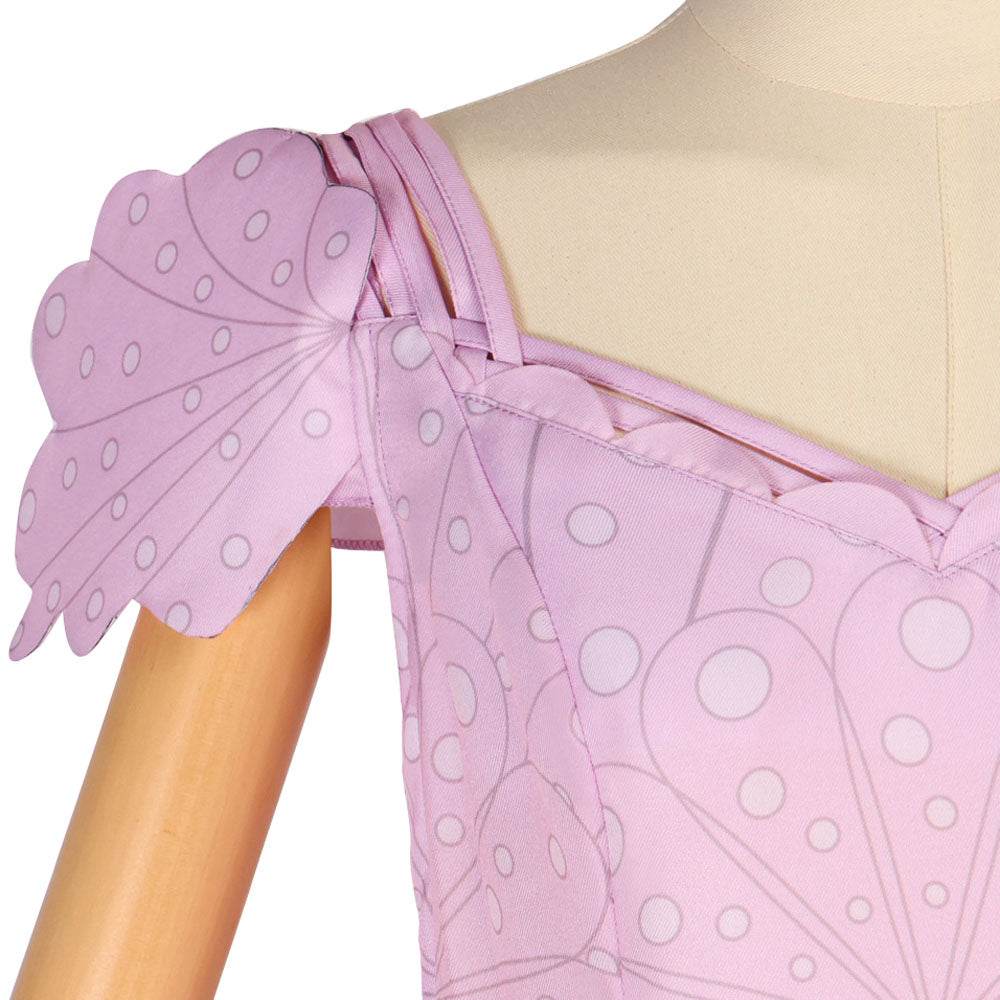 Wicked Glinda Women Pink Short Dress Outfit Carnival Cosplay Costume - Ecosfun