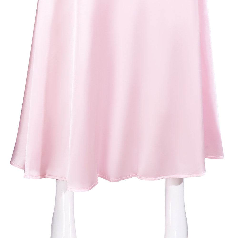 Wicked Glinda Women Pink Suspender Dress Outfit Carnival Cosplay Costume - Ecosfun