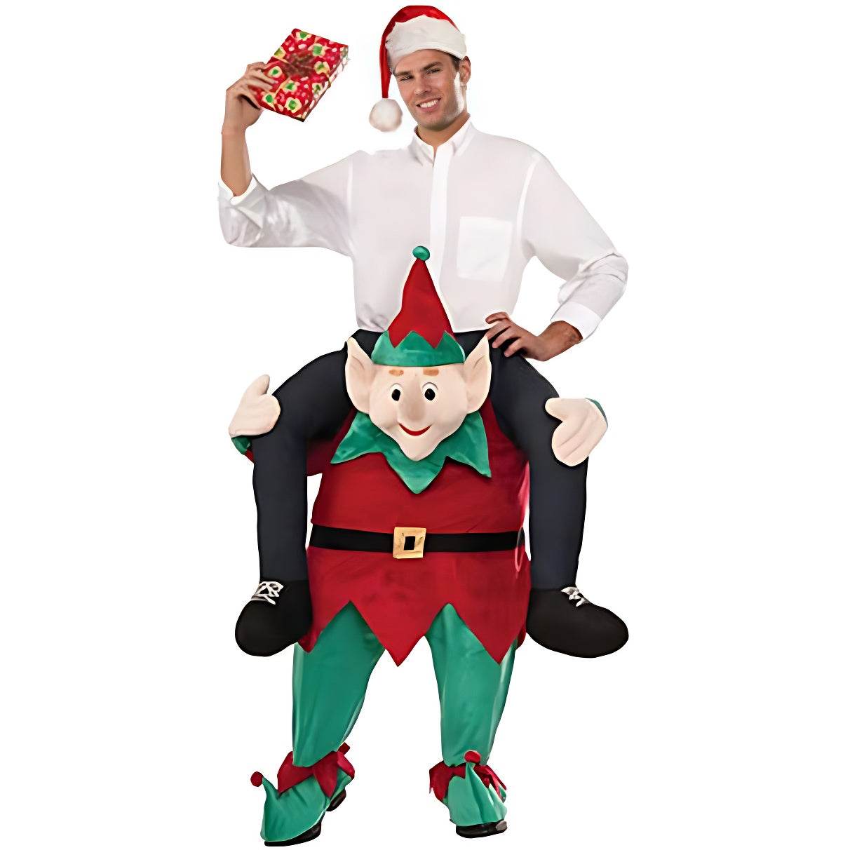 Snowman Elk Elf Grass Skirt Orangutan Funny Puppet Costumes - Ecosfun