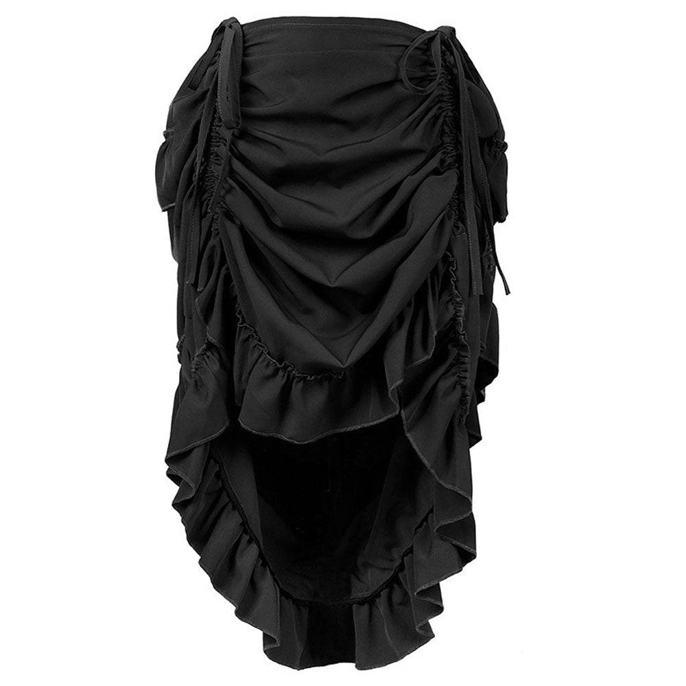 Medieval Women's Retro Style Drawstring Waist Dance Skirt Dress - Ecosfun