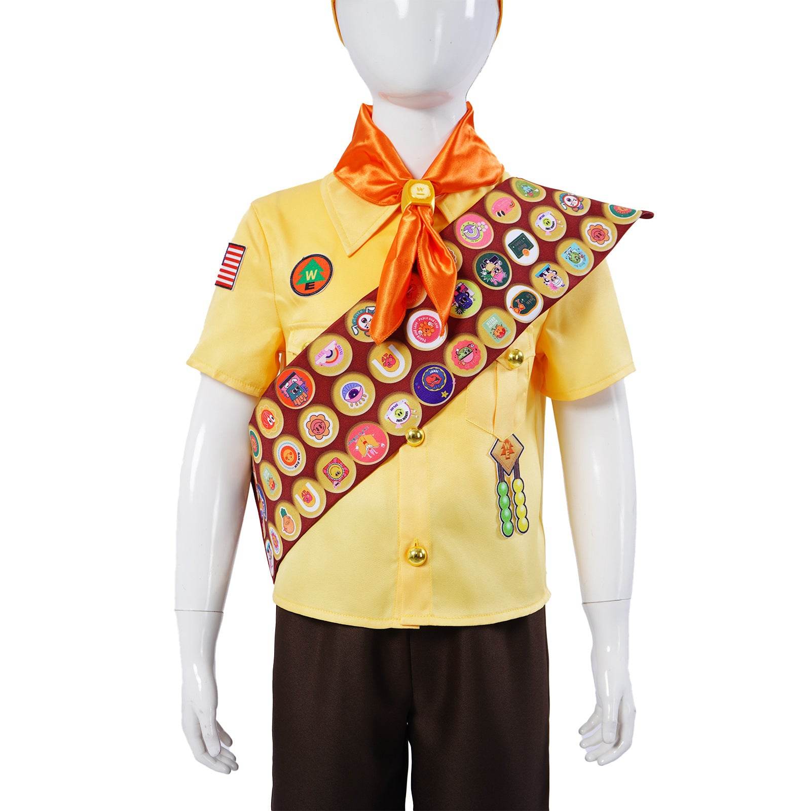 Up little boy Russell costume Anime Movie cosplay - Ecosfun