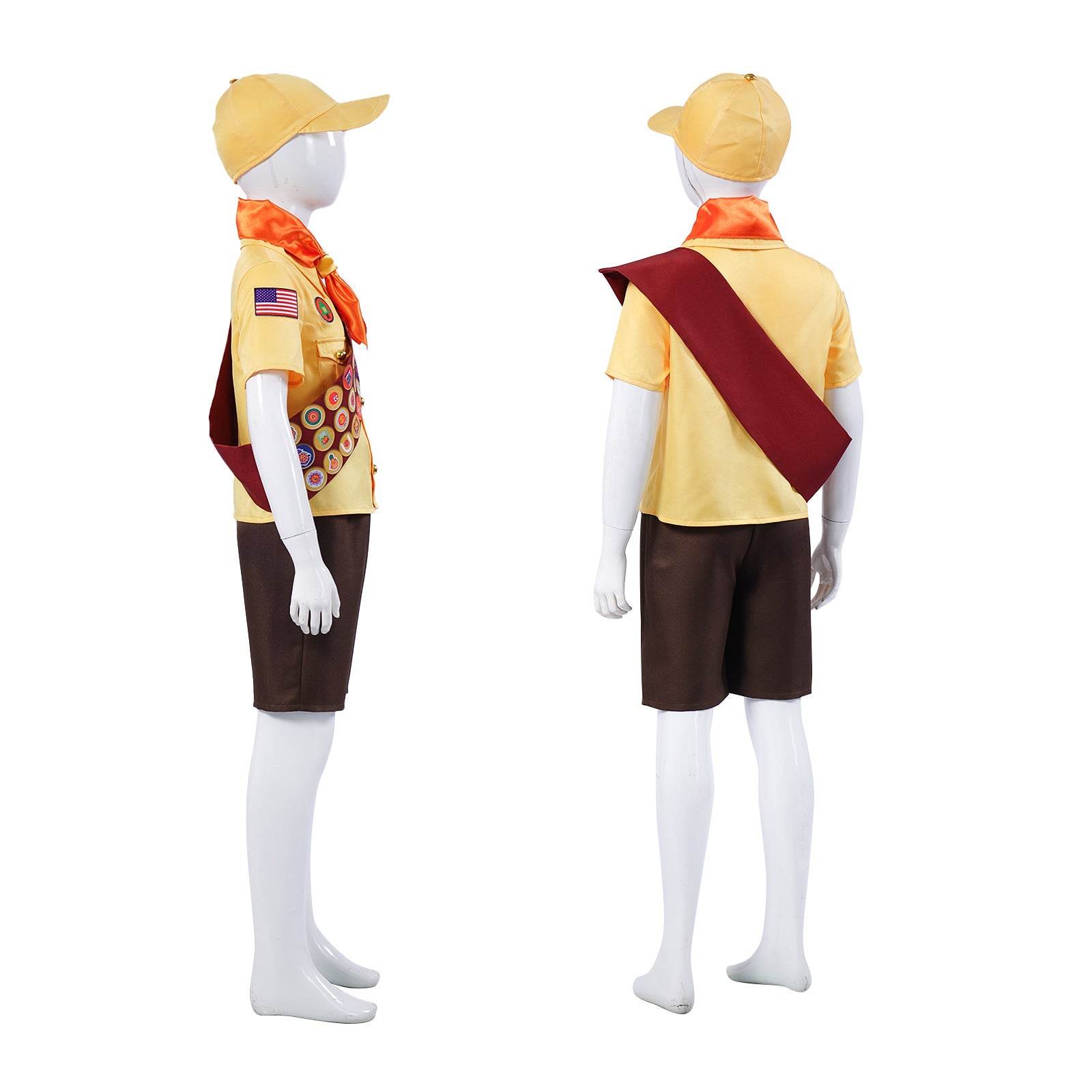 Up little boy Russell costume Anime Movie cosplay - Ecosfun