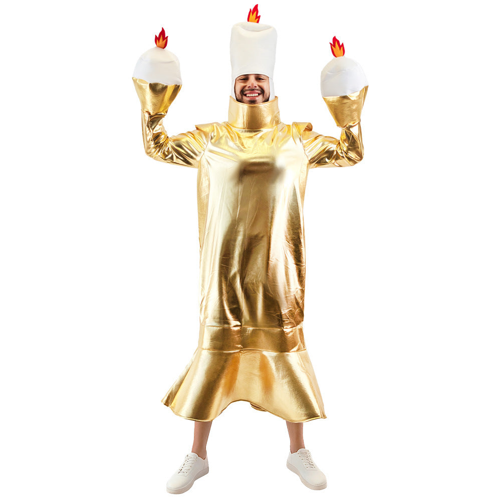 Disfraz de tres piezas para cena a la luz de las velas y fiesta de Halloween