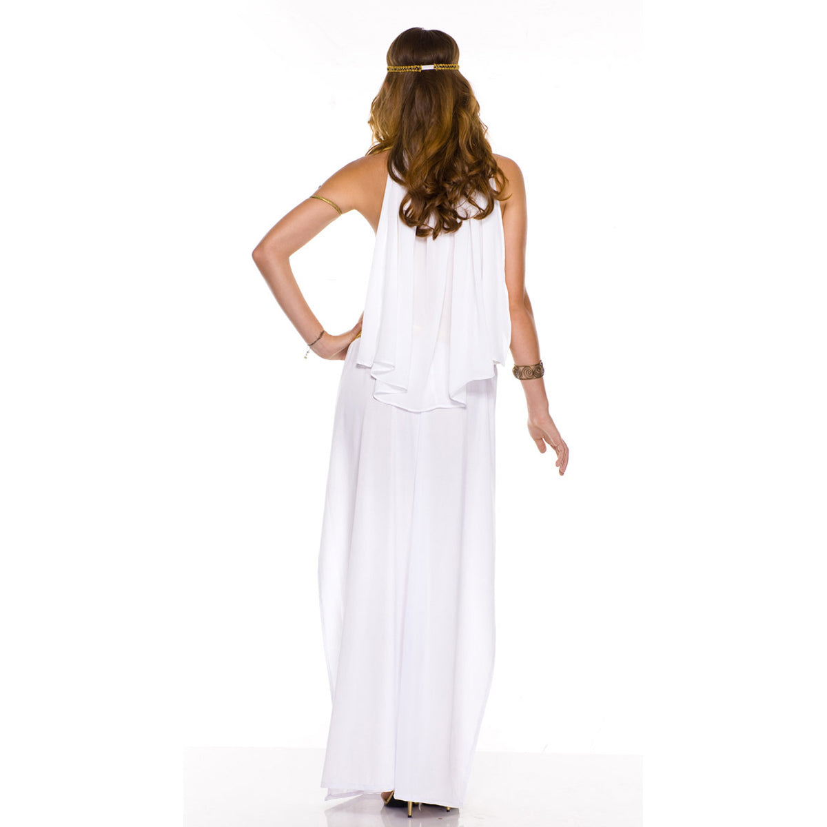 Women's Golden Goddess Costume Egyptian Cleopatra Dress