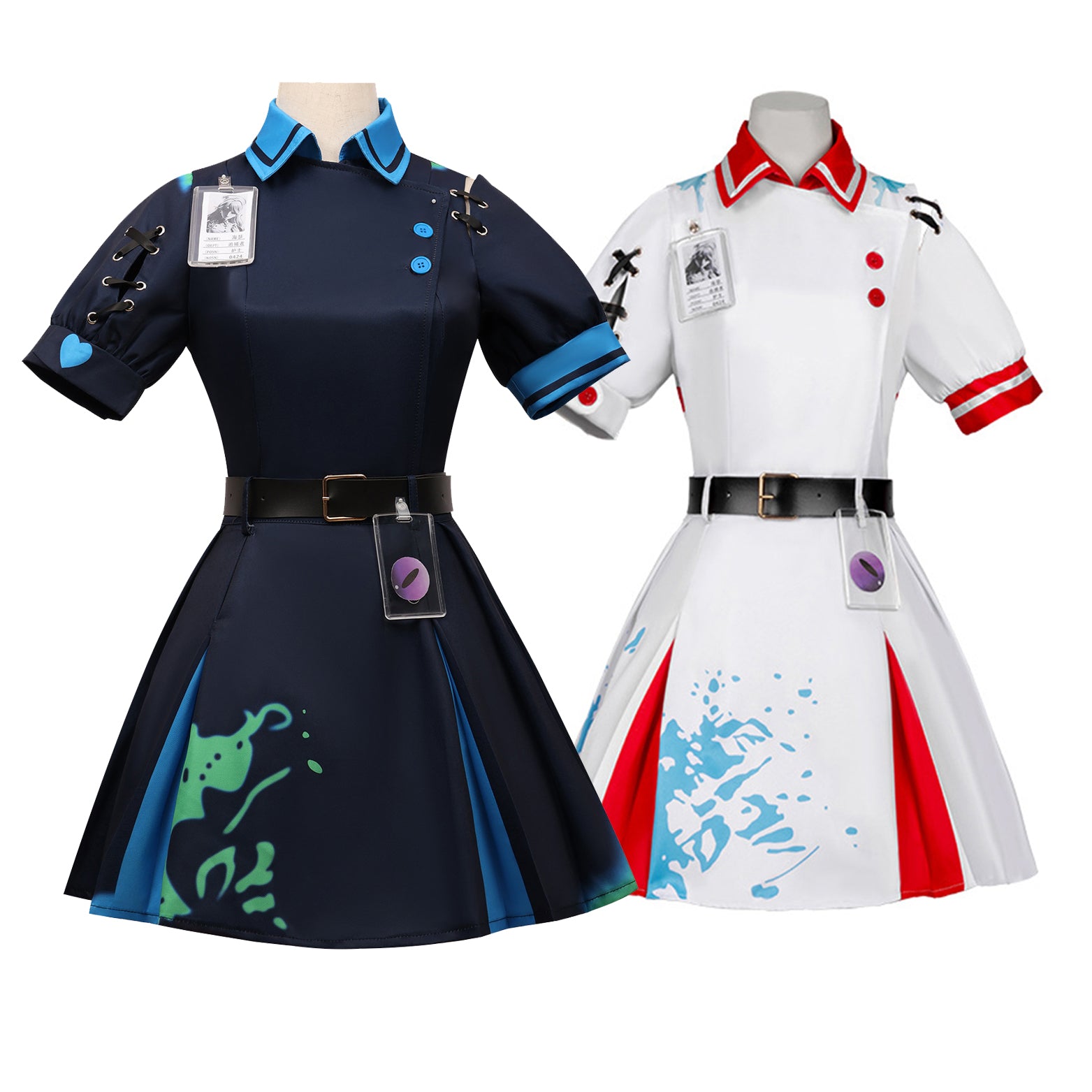 Disfraz de cosplay para mujer de enfermera desconsolada Heather Eggy Party del juego