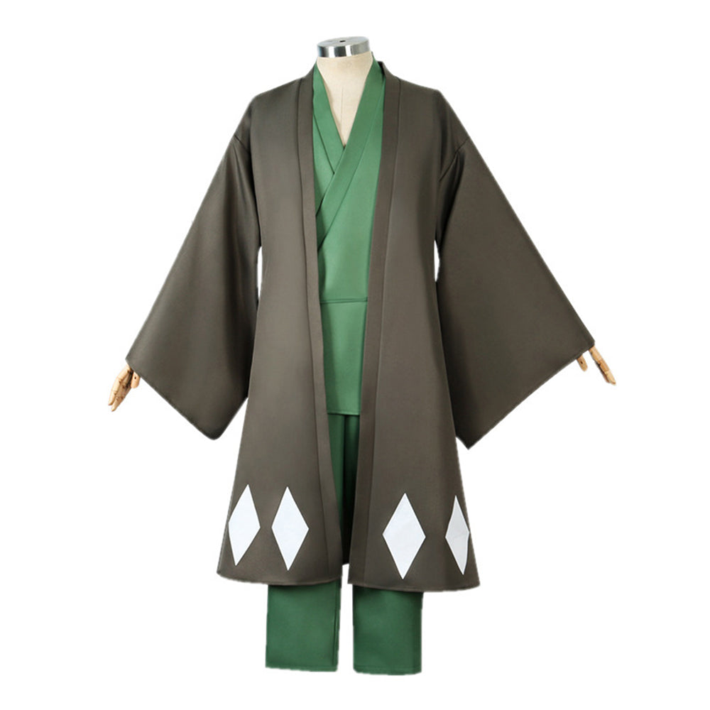 Disfraz de cosplay completo de Bleach Urahara Kisuke con sombrero