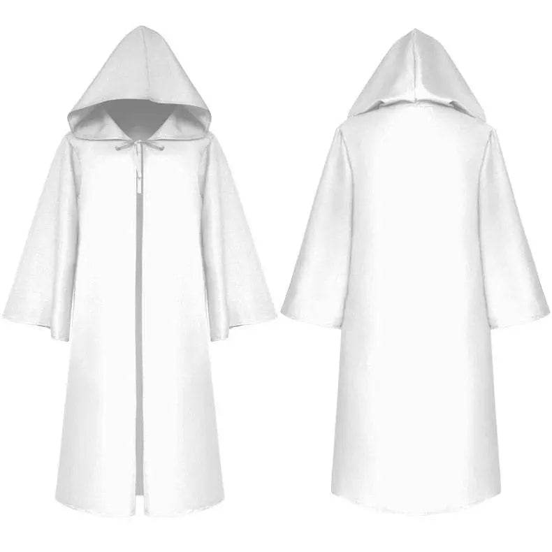 Halloween Medieval Bleach Cloak Cosplay Star War Jedi Knight Anakin Costumes for Adult - Ecosfun