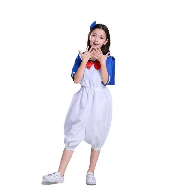 Halloween Sailor Suit Donald Duck Matching Family Cosplay Costume - Ecosfun