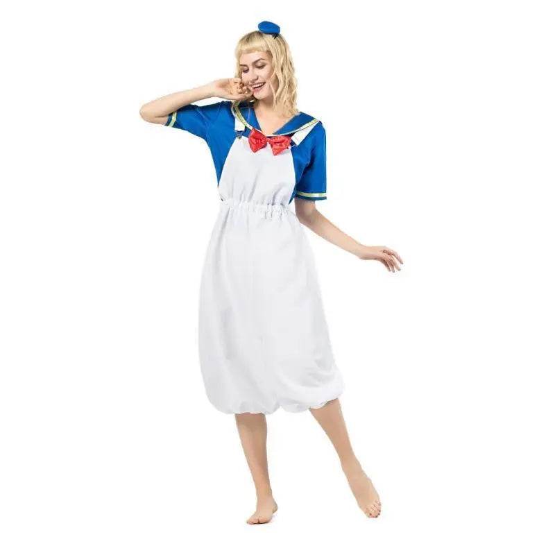 Halloween Sailor Suit Donald Duck Matching Family Cosplay Costume - Ecosfun
