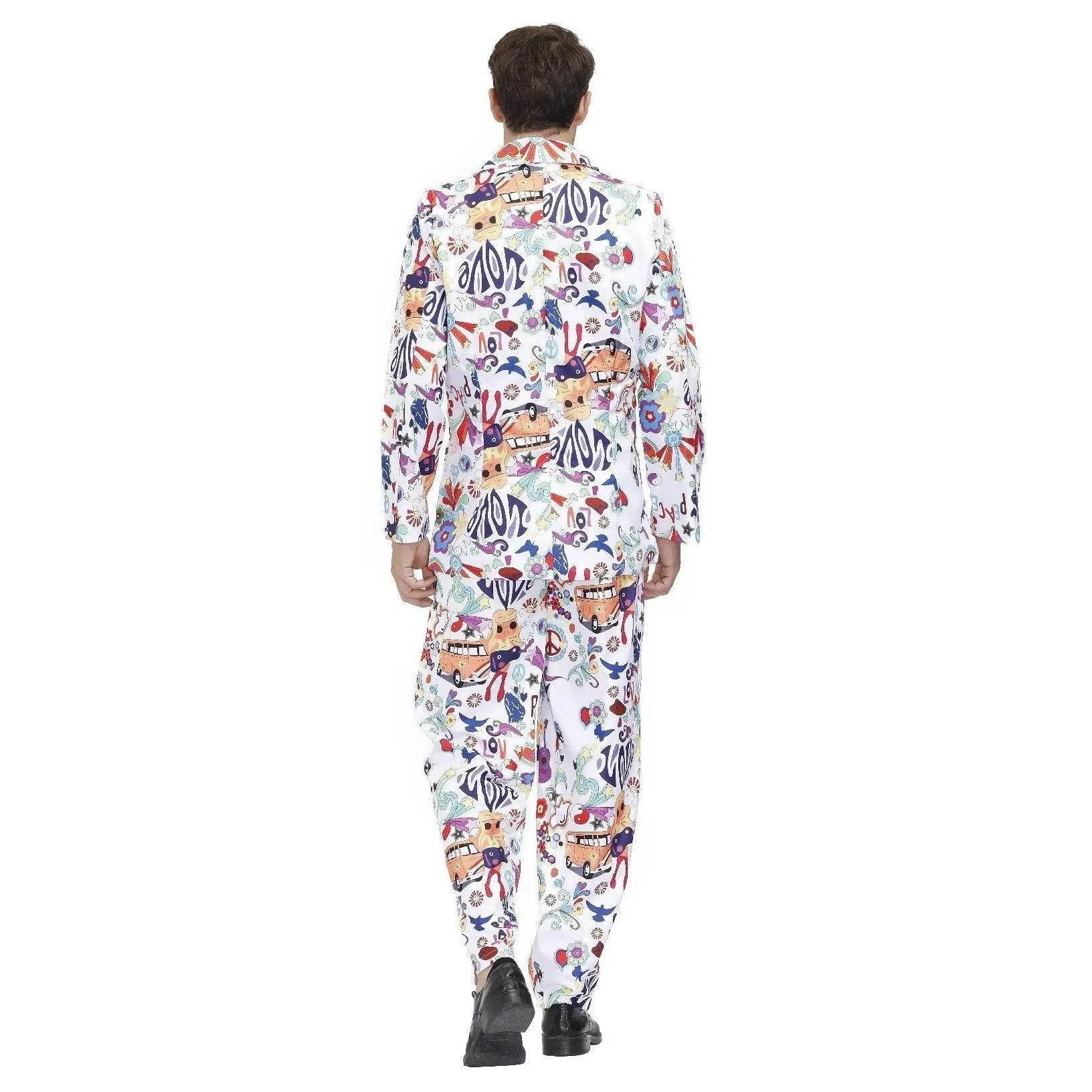 Stag Do Party Fancy Dress Host Printed Suit For Men - Ecosfun