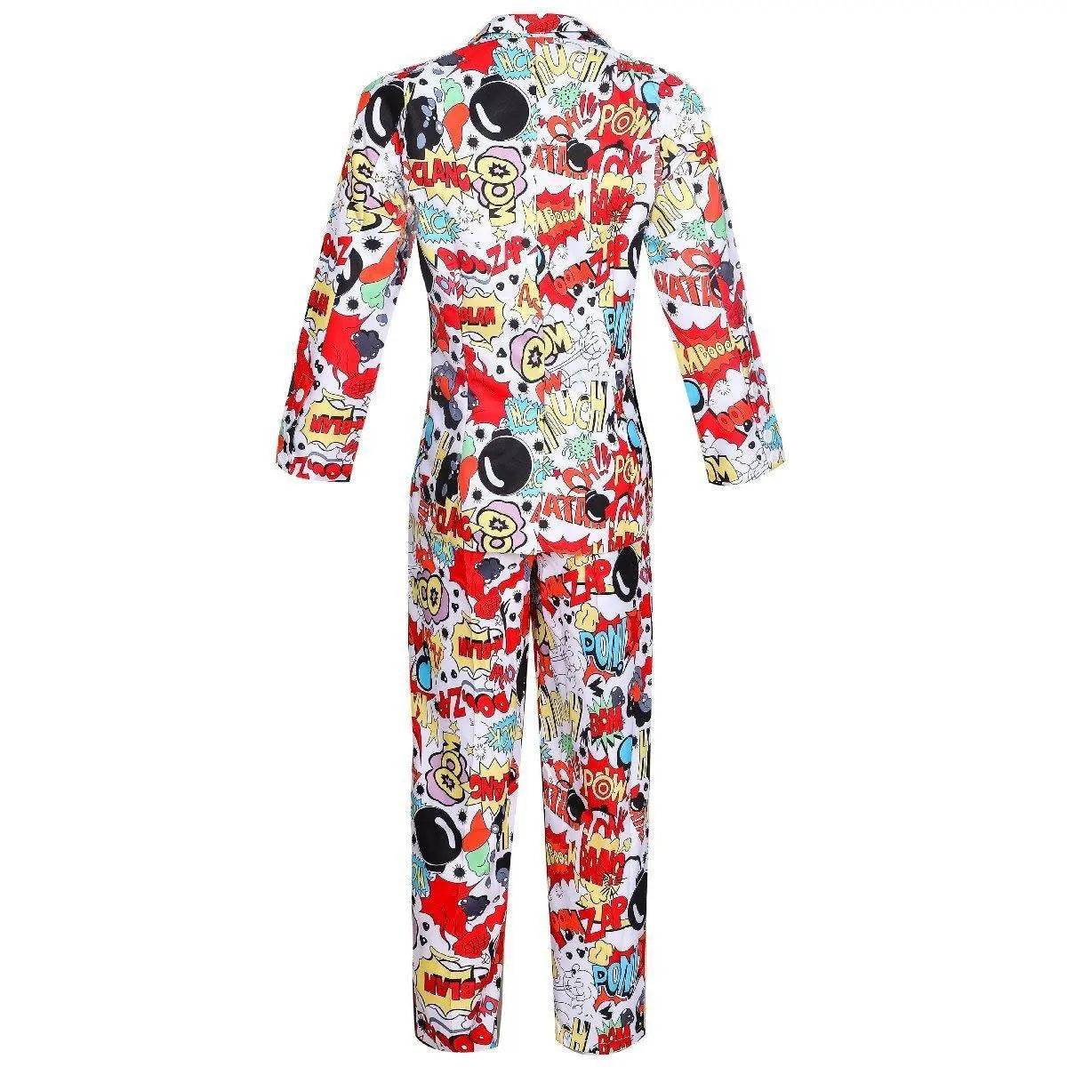 Stag Do Party Fancy Dress Host Printed Suit For Men - Ecosfun