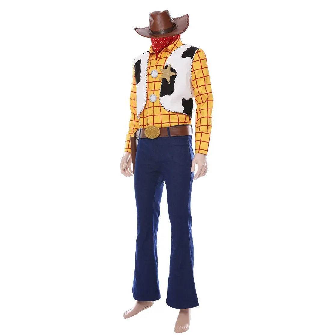 Toy Story 4 Woody Costume Full All set Halloween For Men Adult - Ecosfun