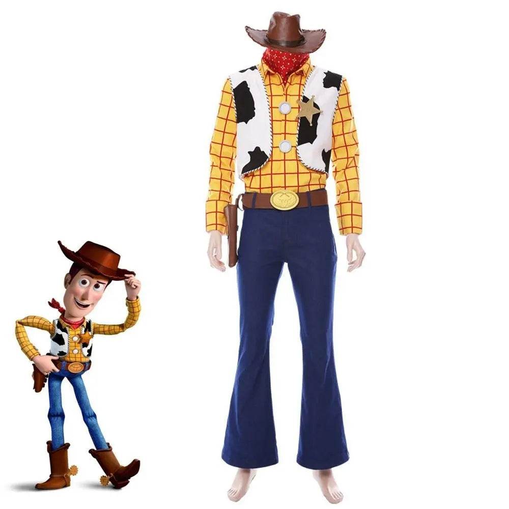 Toy Story 4 Woody Costume Full All set Halloween For Men Adult - Ecosfun