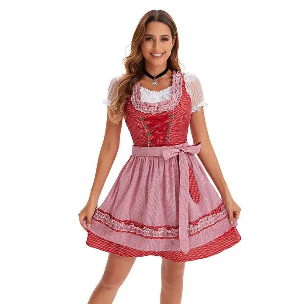 Women's Oktoberfest Munich Costume Festive Party Dress Outfit - Ecosfun