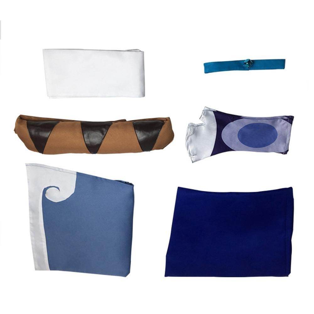 Anime Katara Avatar The Last Airbender Costume Party Carnival Cosplay Full Set - Ecosfun