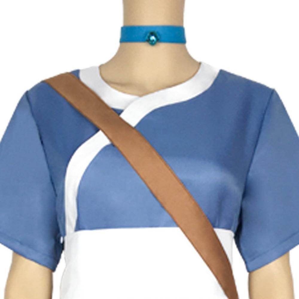 Anime Katara Avatar The Last Airbender Costume Party Carnival Cosplay Full Set - Ecosfun