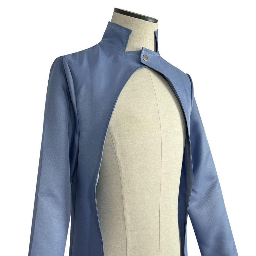 JOJO Stone Ocean Jolyne Cujoh Trench Coat Cosplay Costume Outfits Halloween Carnival Suit - Pajamasbuy