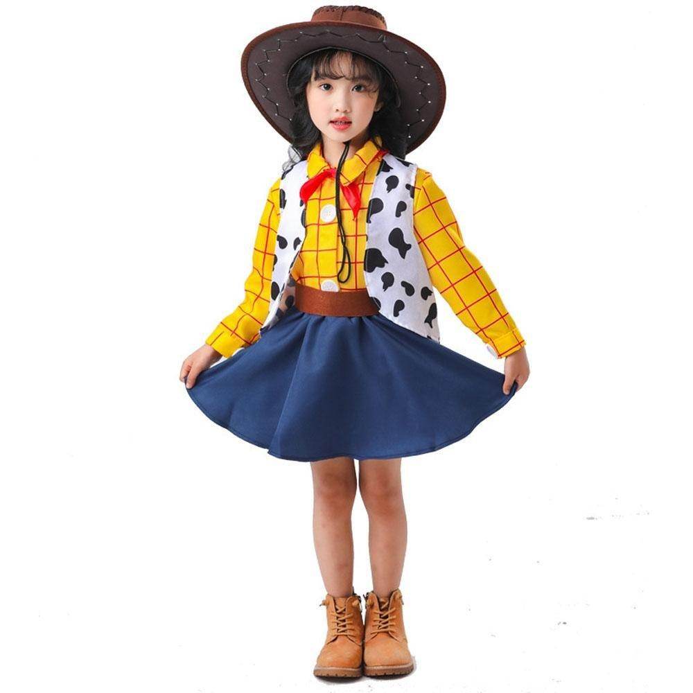 Toy Story 4 Woody Costume Halloween For Kids Child Girls Boys - Ecosfun