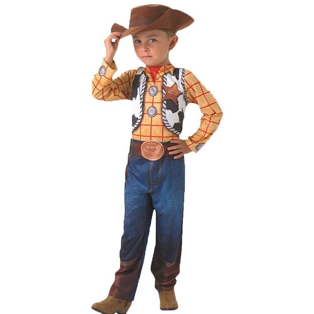 Toy Story 4 Woody Costume Halloween For Kids Child Girls Boys - Ecosfun
