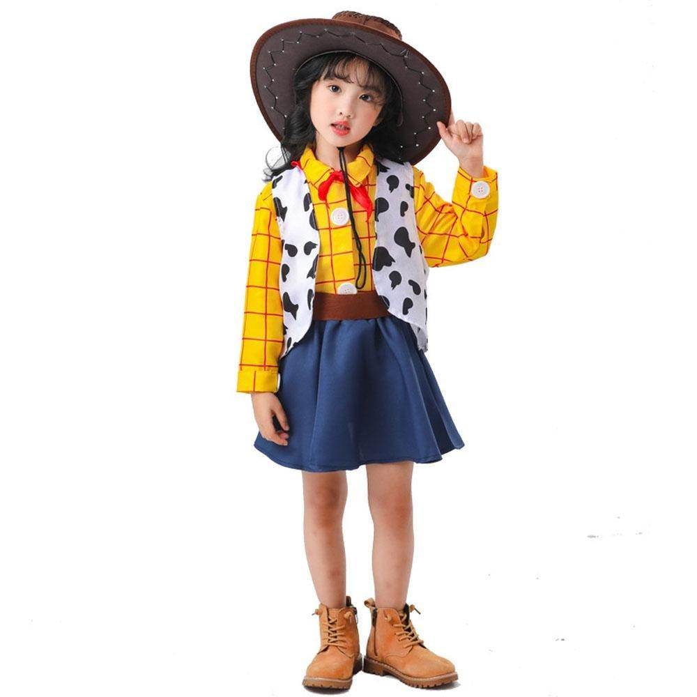 Toy Story 4 Woody Costume Halloween For Kids Child Girls Boys - Ecosfun