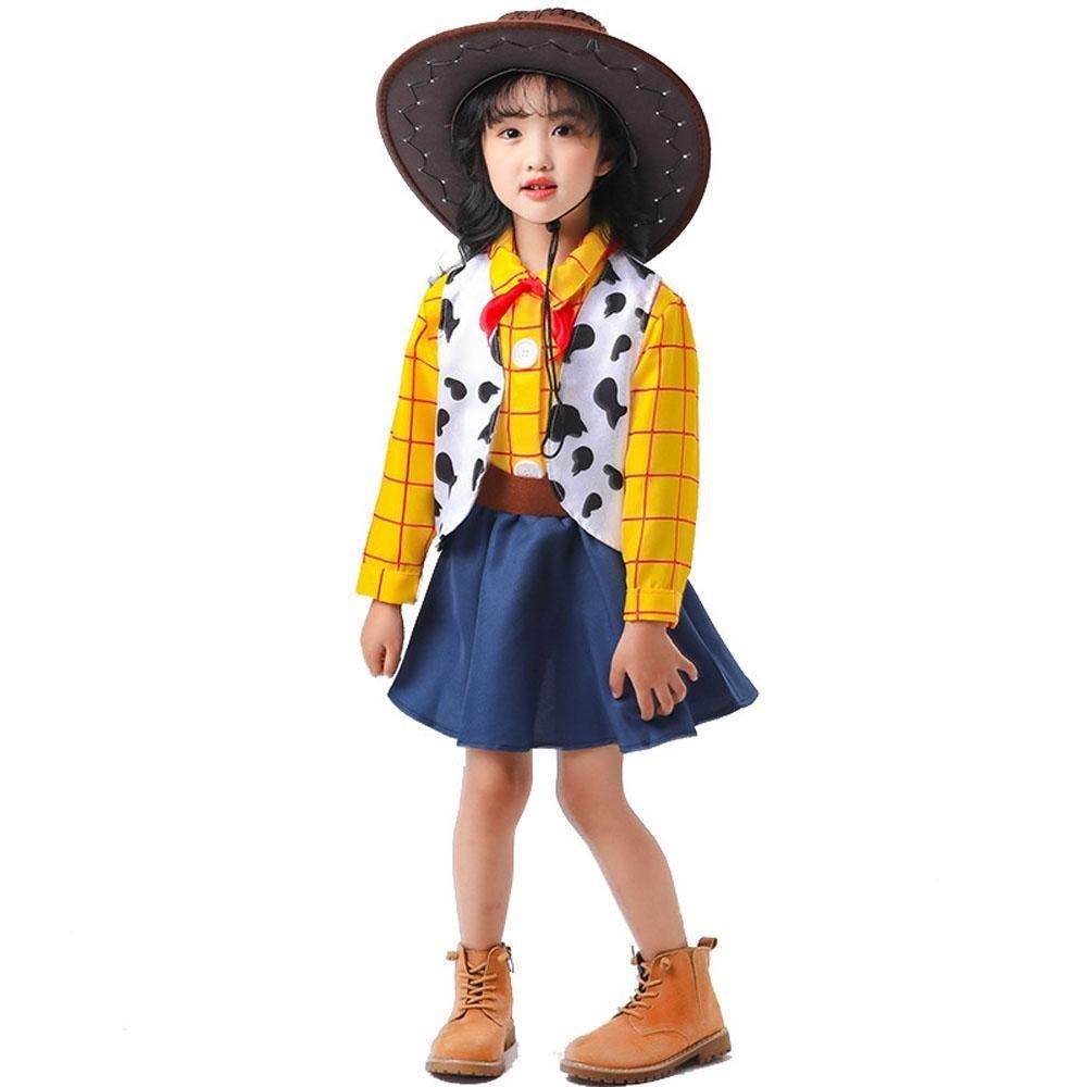 Toy Story 4 Woody Costume Halloween For Kids Child Girls Boys - Ecosfun