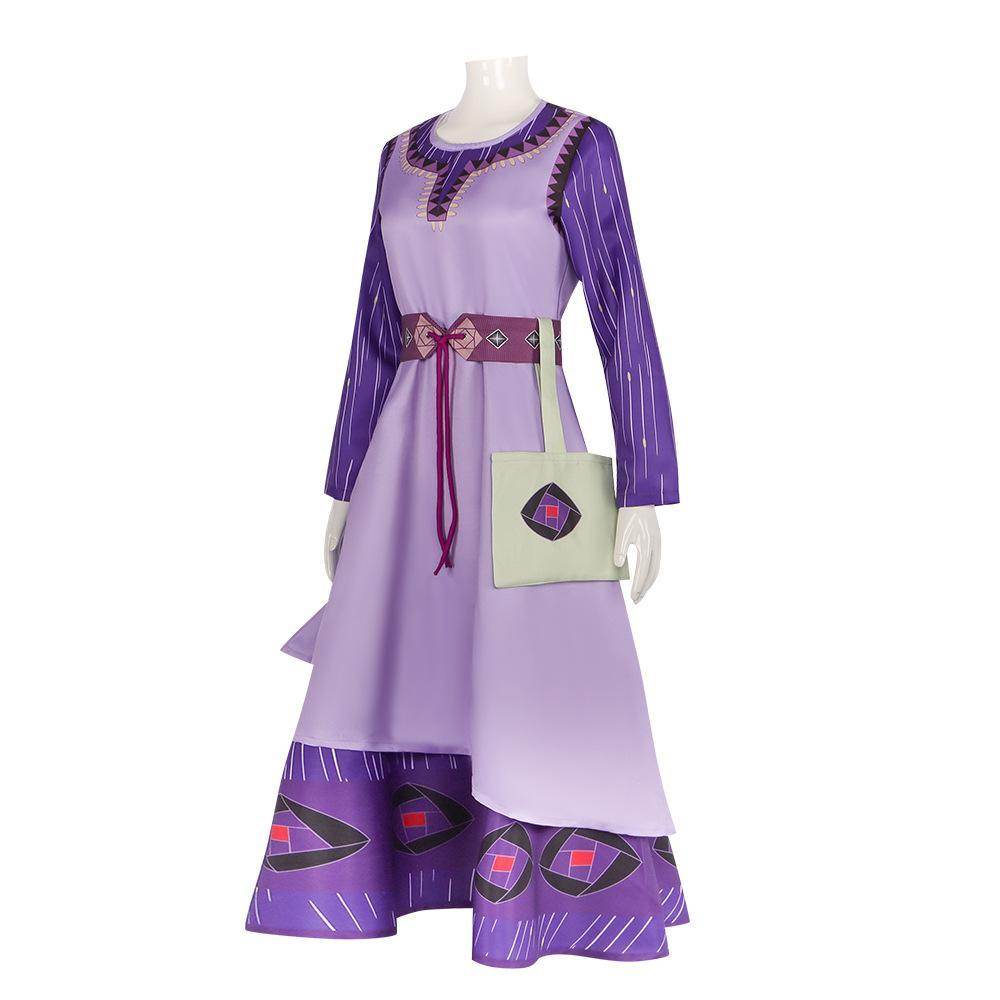 Wish Asha Anime Cosplay Costume Outfits Halloween Carnival Suit - Ecosfun