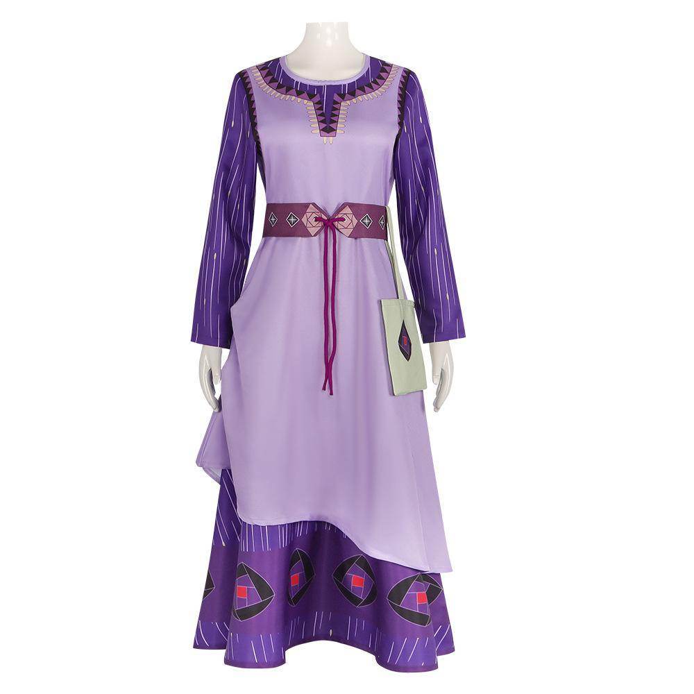 Wish Asha Anime Cosplay Costume Outfits Halloween Carnival Suit - Ecosfun