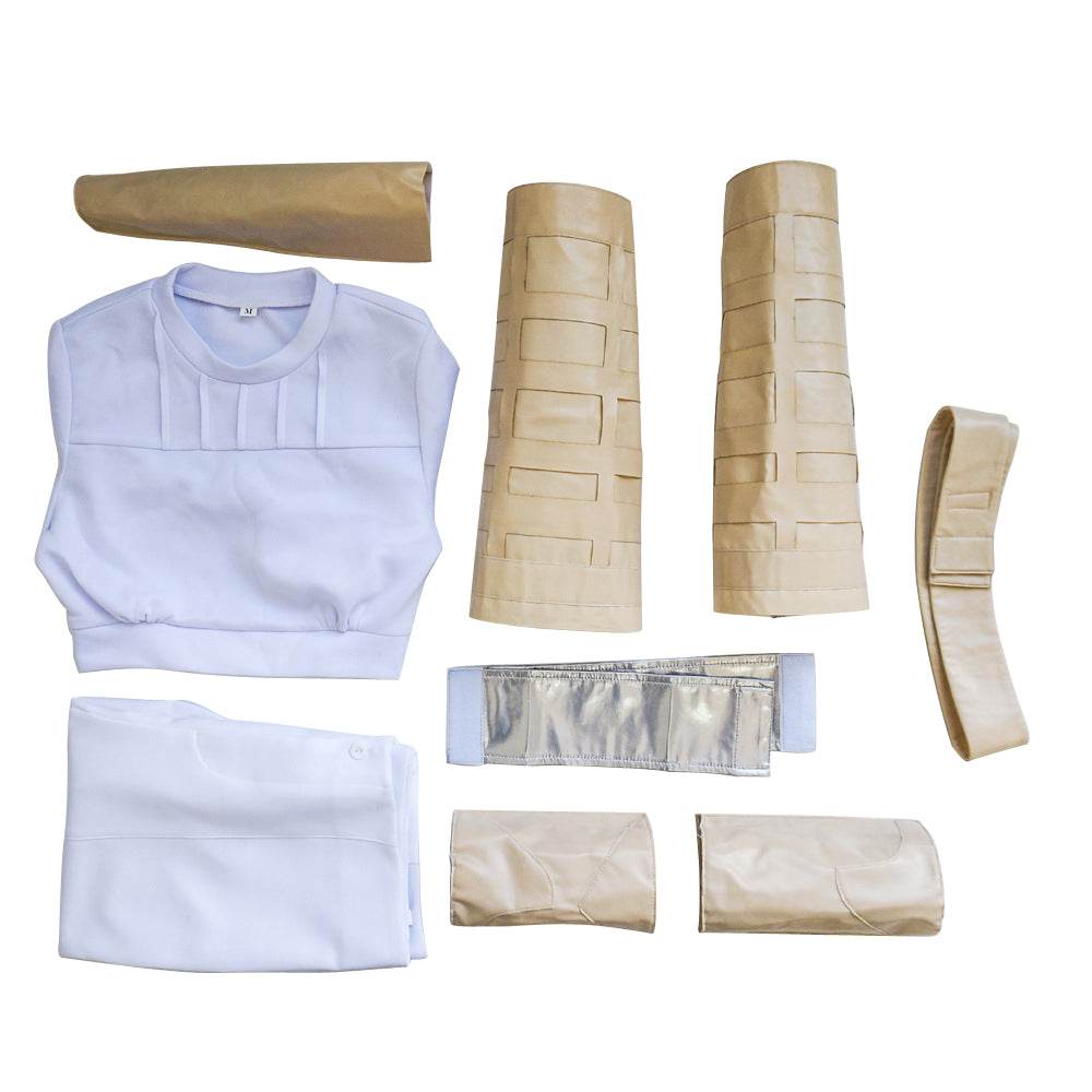 Adult and Kids Padme Amidala Outfits Carnival Suit Cosplay Costume - Ecosfun