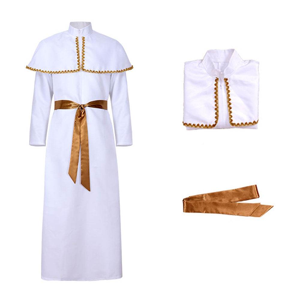 Disfraz de Papa para Hombre Halloween Medieval Cosplay