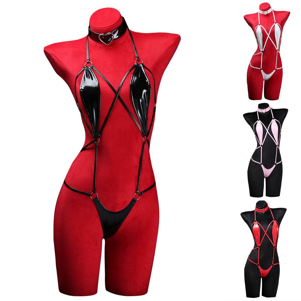 Sukumizu One-Piece Tie-Up Suit Costume - Ecosfun