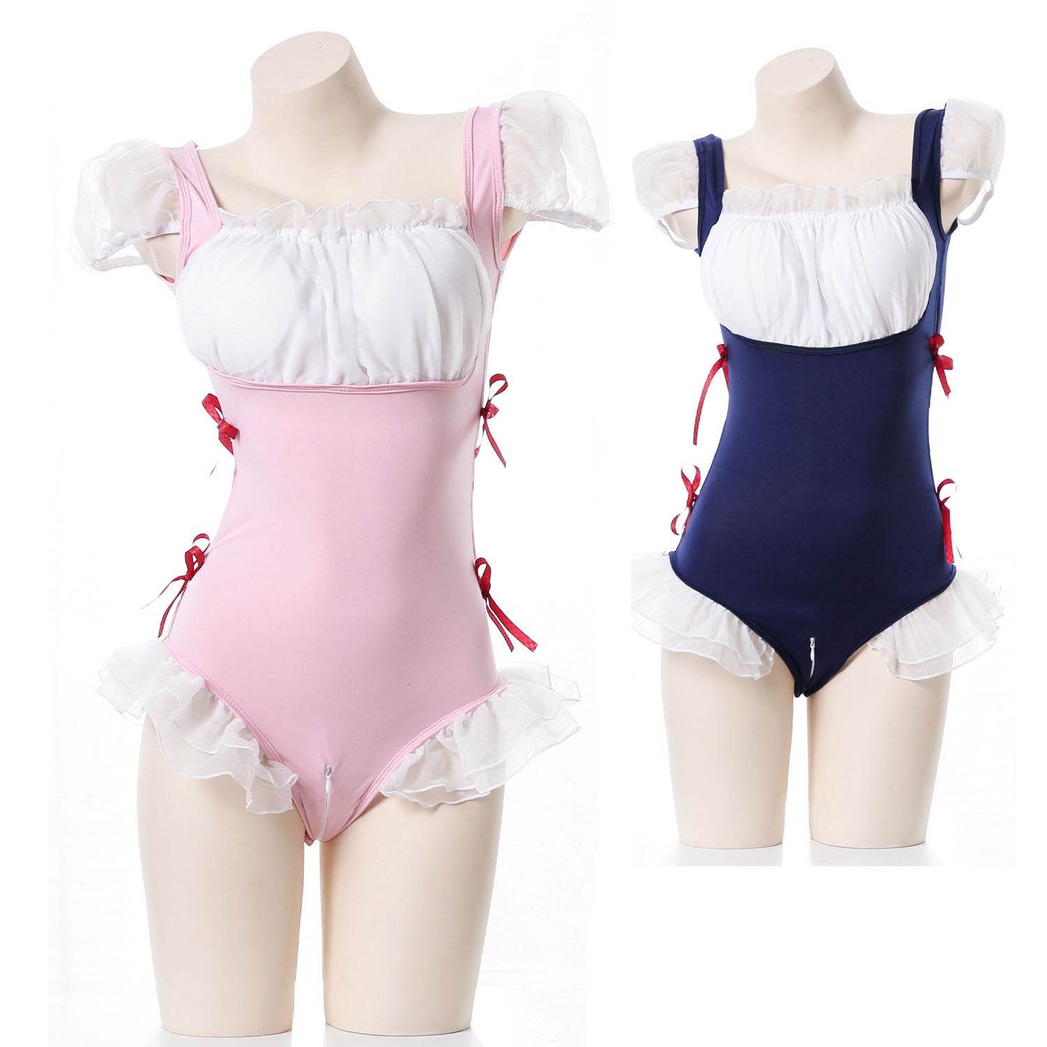 Lotus Leaf One-Piece Princess Maid Uniform Suit - Ecosfun