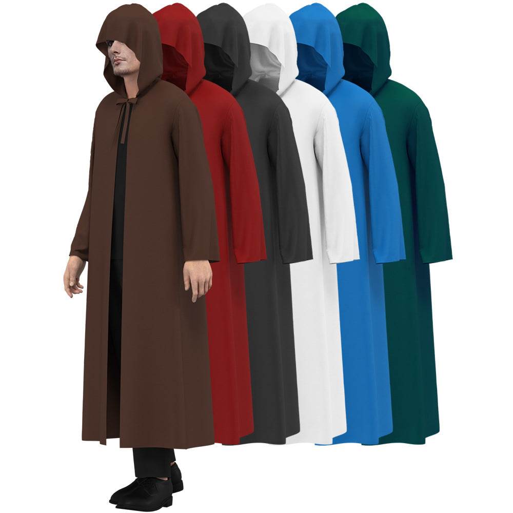 Star Wars Jedi Knight role play cloak medieval cape cosplay costume - Ecosfun