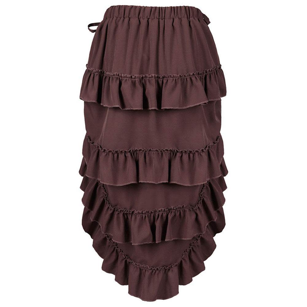 Vestido de falda de baile con cintura ajustable de estilo retro medieval para mujer