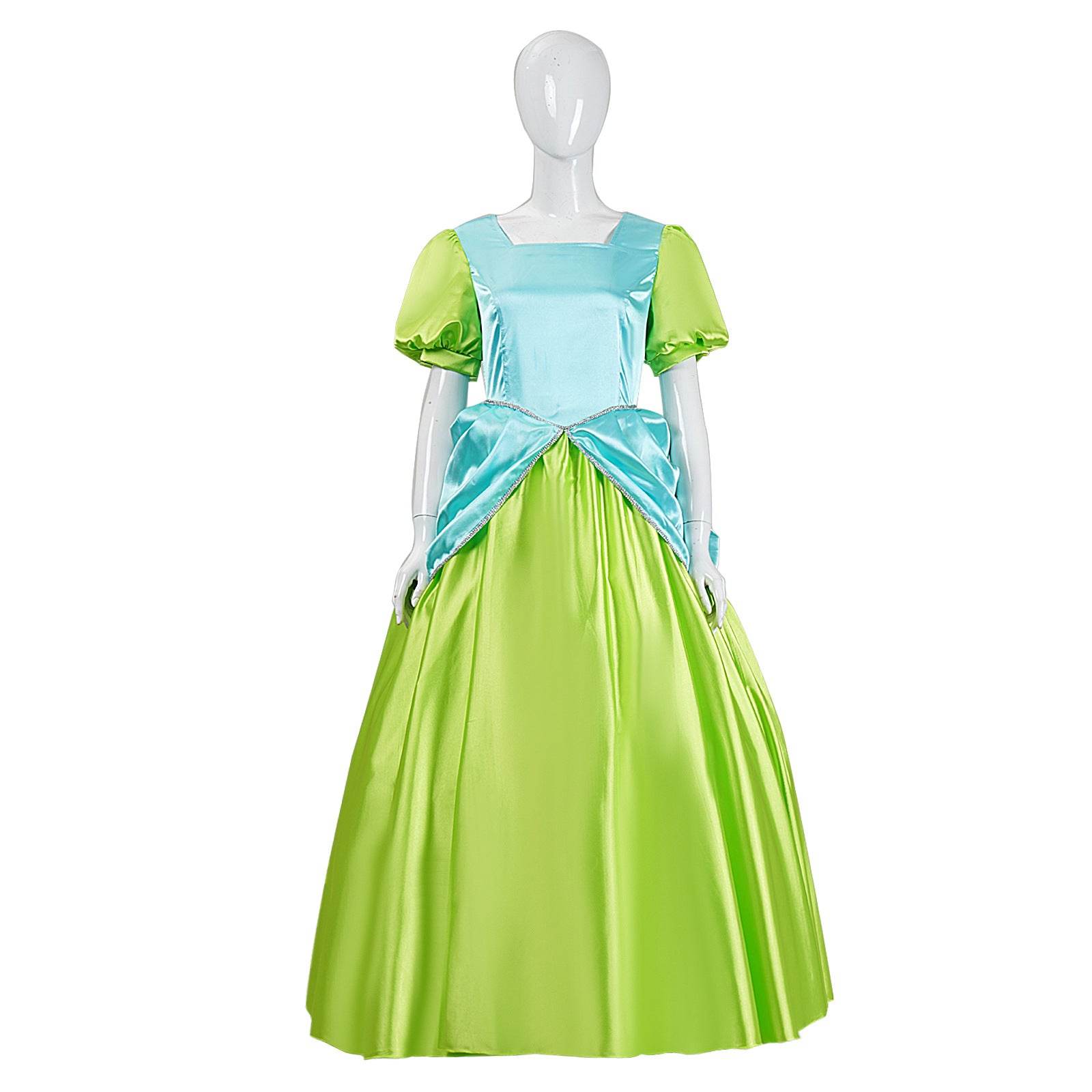 Disfraz de cosplay de Cenicienta vestido de princesa para el escenario de la hermana mayor y la segunda hermana