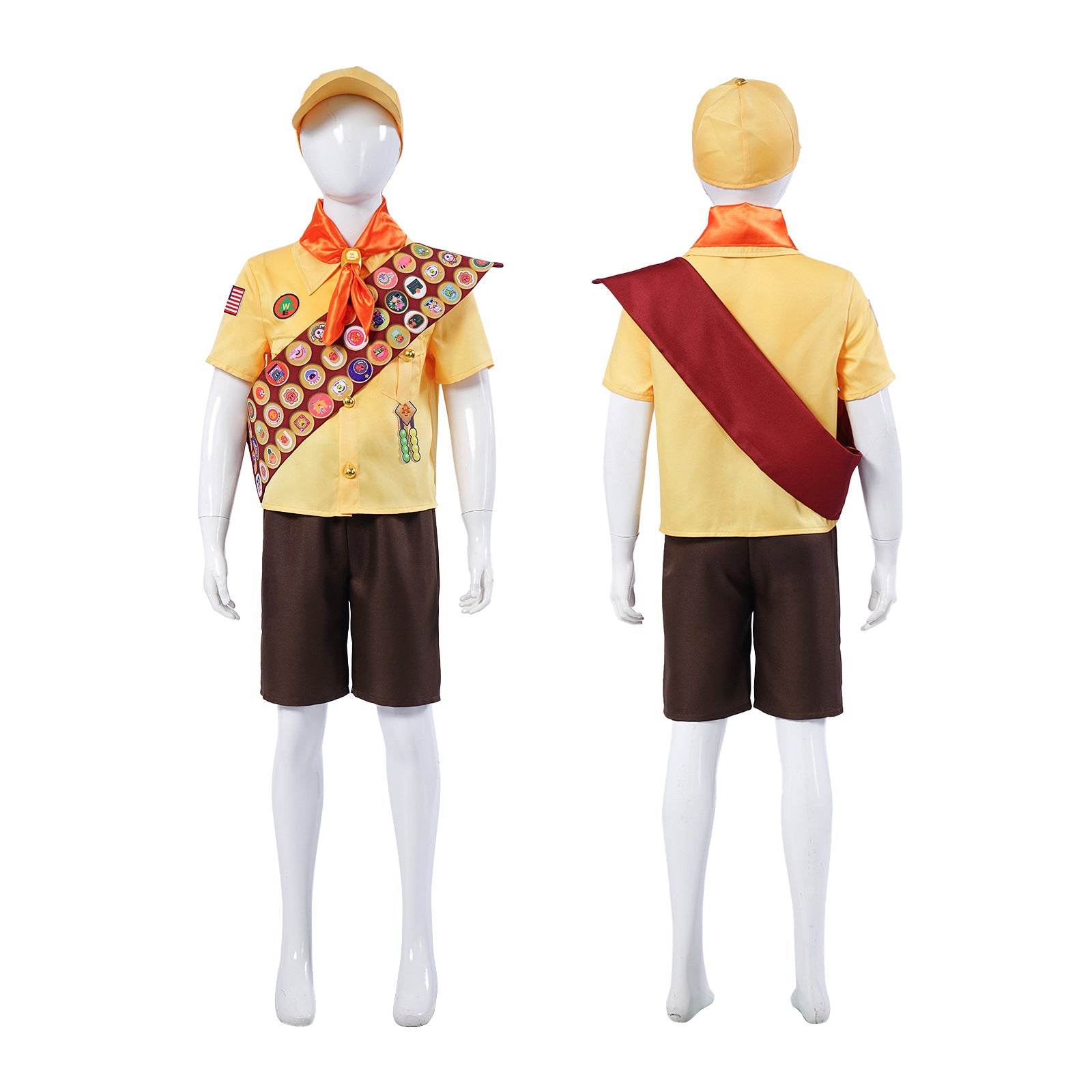 Up little boy Russell costume Anime Movie cosplay - Ecosfun