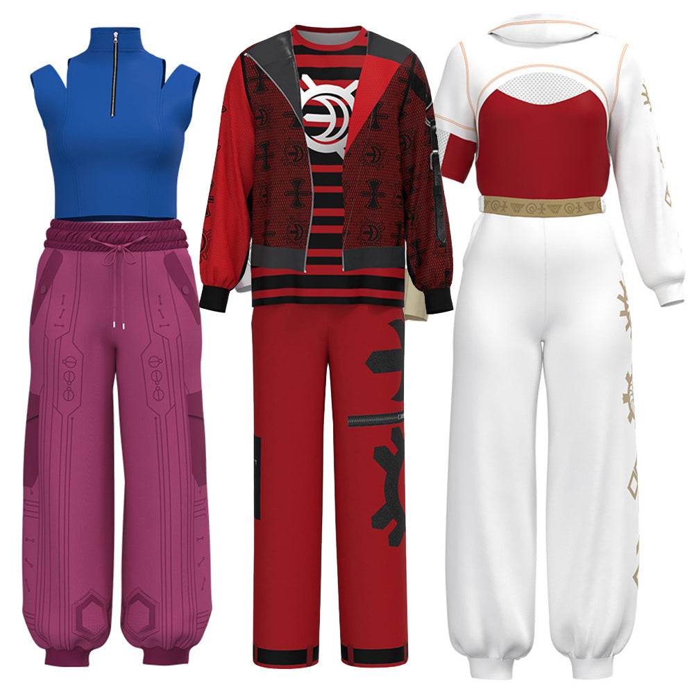 Zombies 4 Dawn of the Vampires Addison Wells Victor Nova Costume Halloween