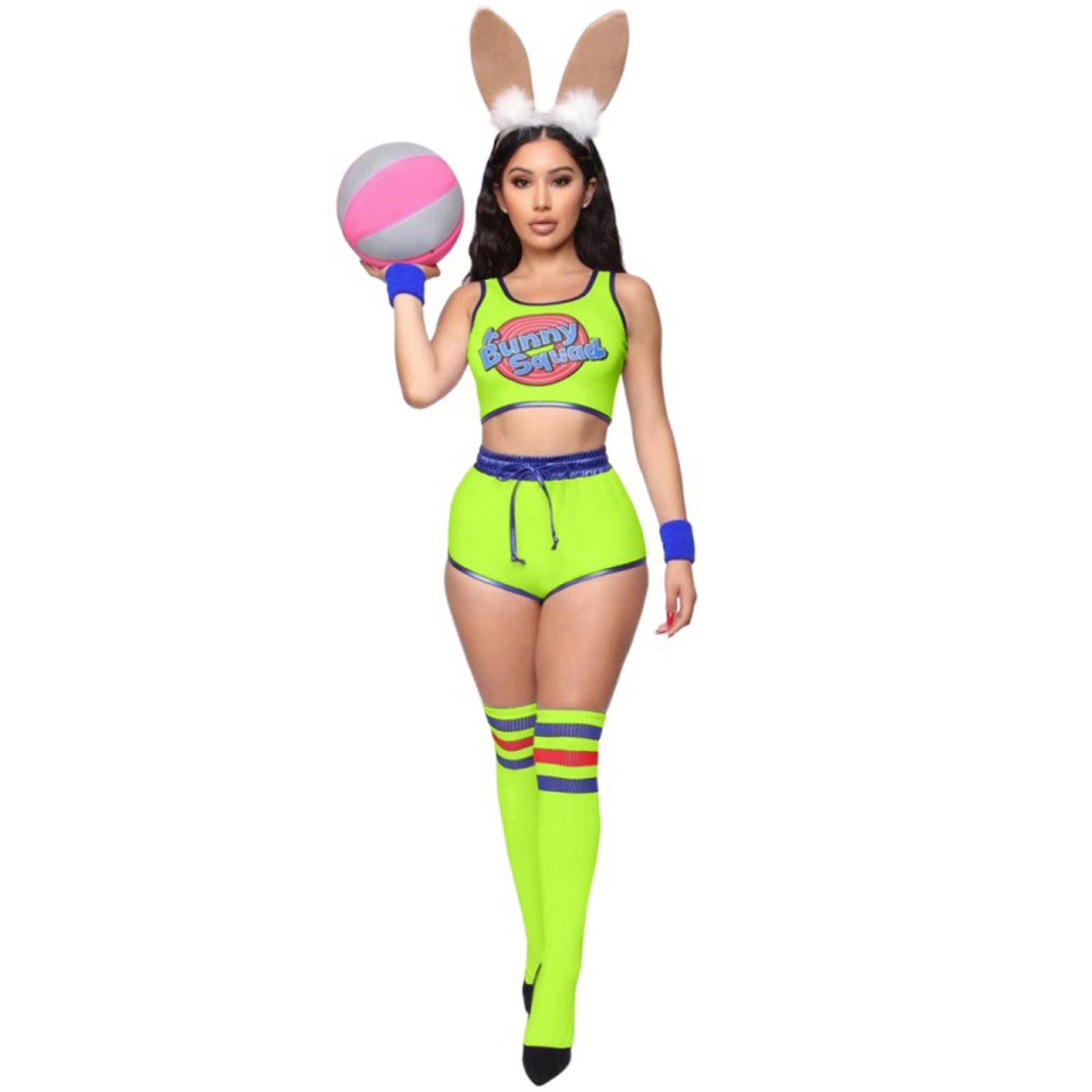 Cheerleader Babe Costume Women Uniform
