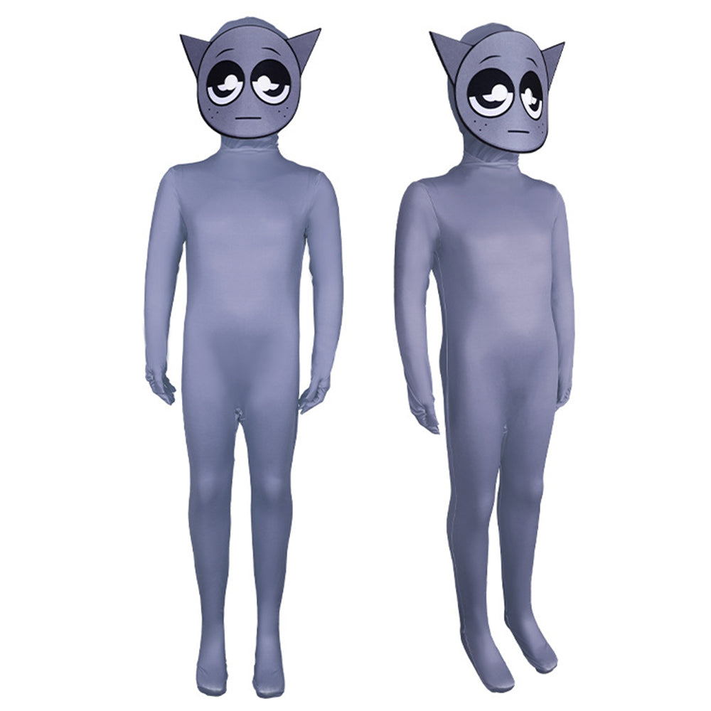 Sprunki Incredibox Costume Jumpsuit Bodysuit Halloween Kids Adult