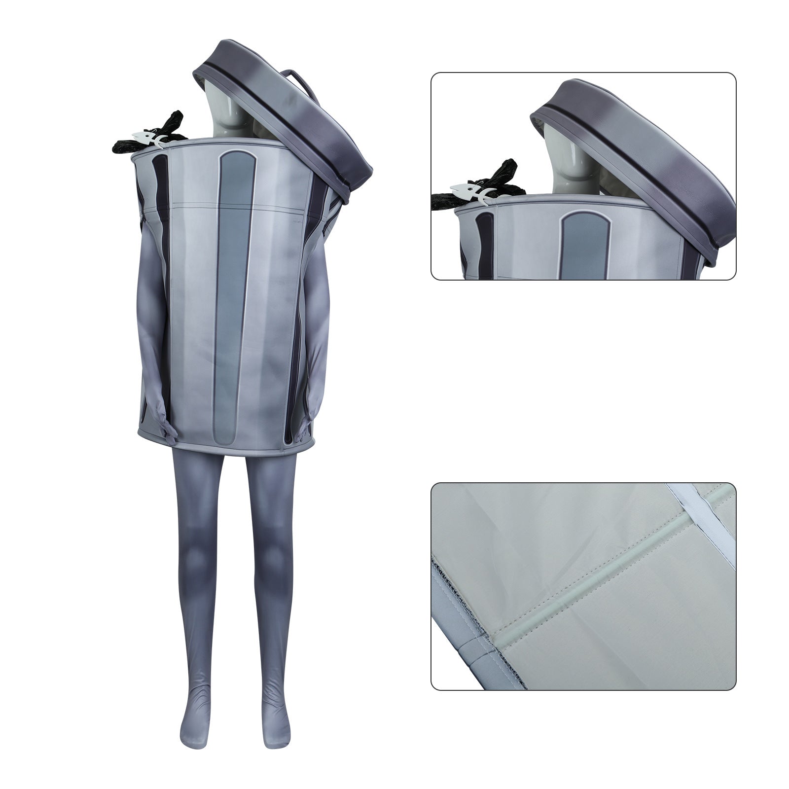 Disfraz completo de cosplay de cubo de basura señorial de Honkai Star Rail