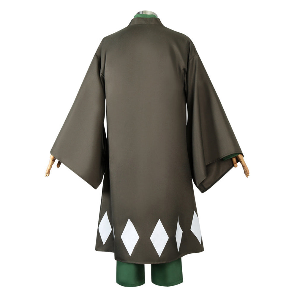 Disfraz de cosplay completo de Bleach Urahara Kisuke con sombrero