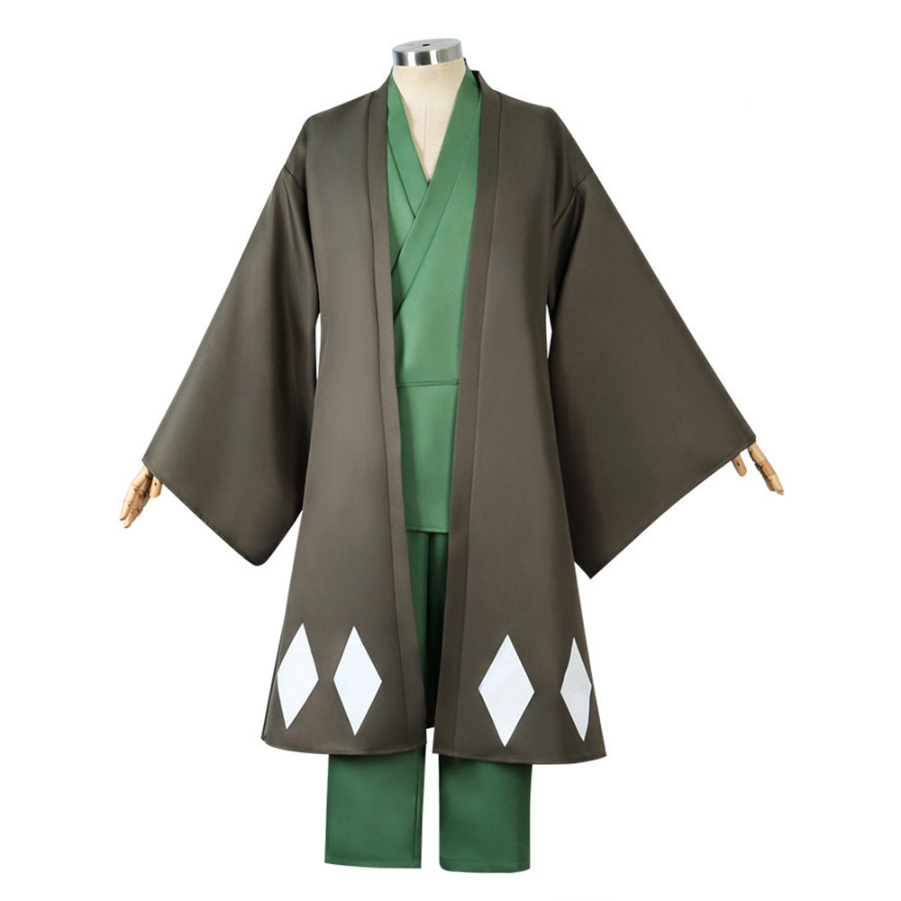 Disfraz de cosplay completo de Bleach Urahara Kisuke con sombrero