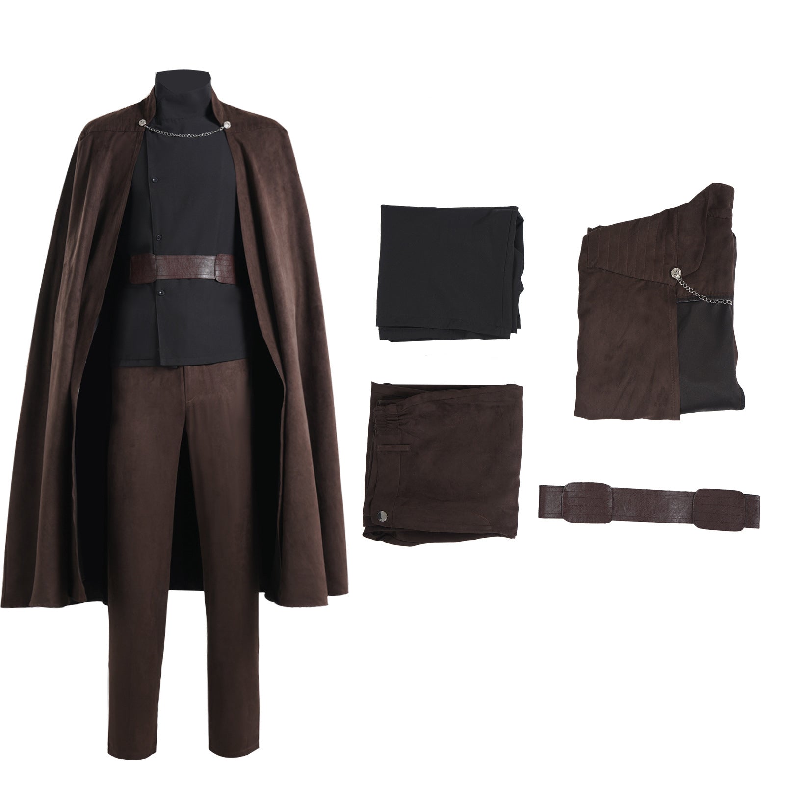 Disfraz de Conde Dooku Star Wars Cosplay Halloween Conjunto Completo