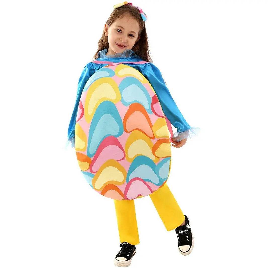 Kids Child Easter eggs Cosplay Halloween Grad Costume - Ecosfun