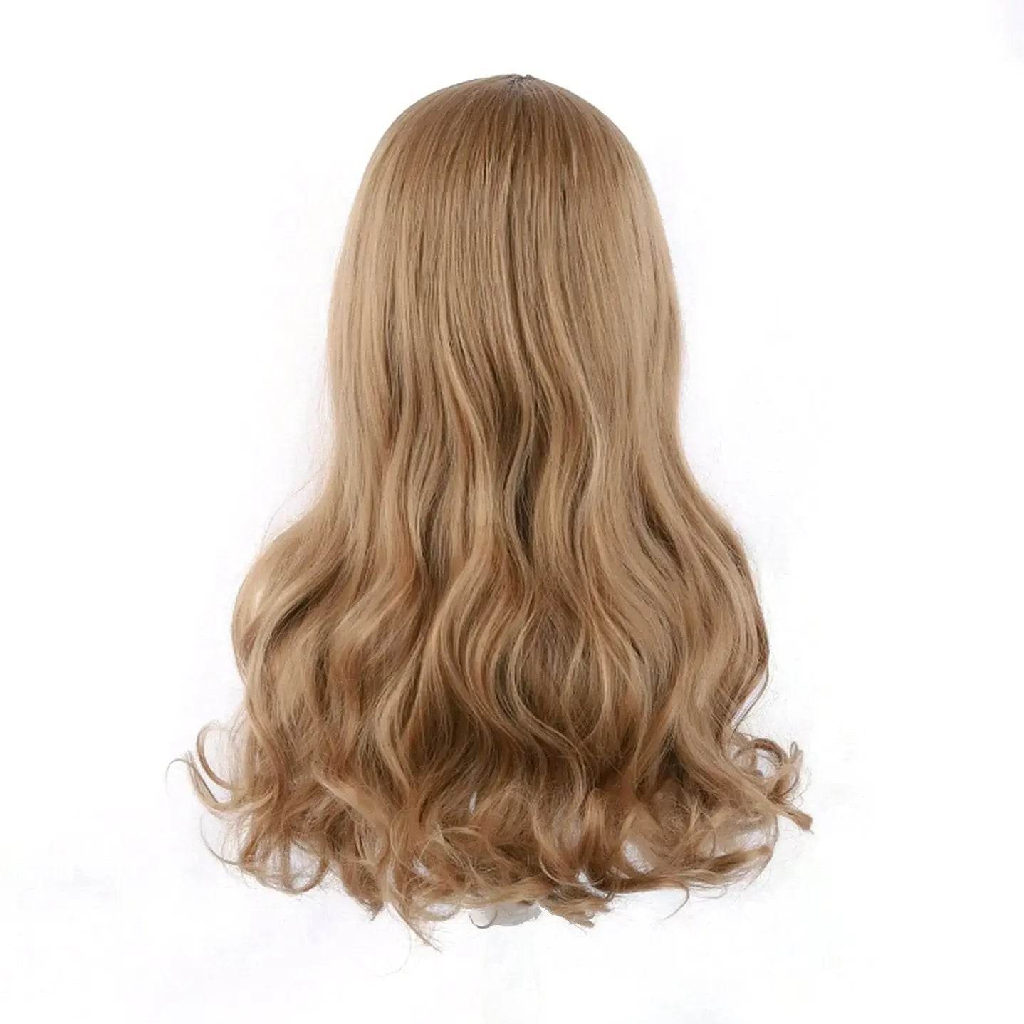 Movie m3gan doll costume wig Long Curly Cosplay Wig for Women - Ecosfun