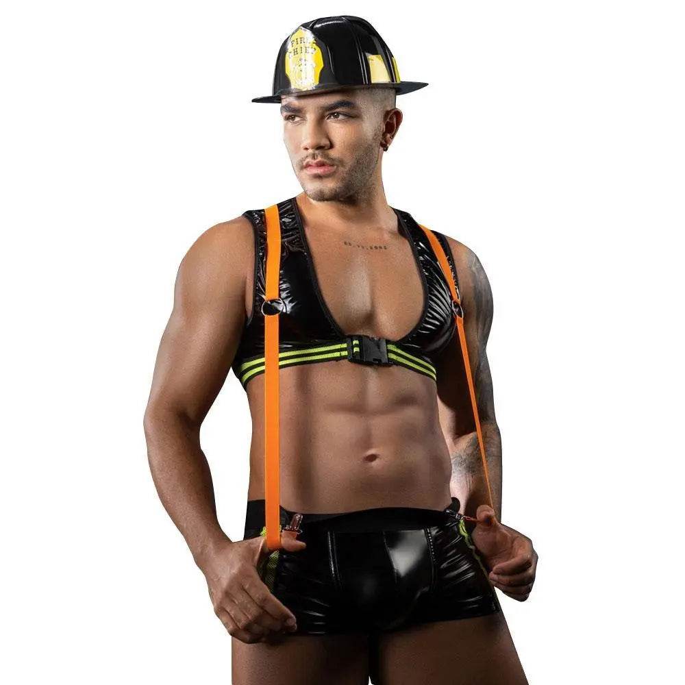 Stag Do Party Firemen Fancy Dress Costume Outfit Night Club Bar For Men - Ecosfun
